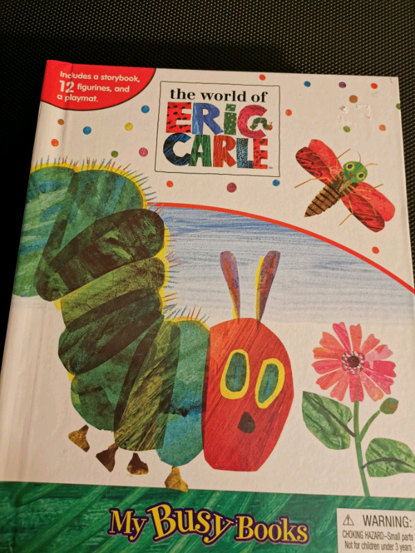 Eric Carle book with figurines & the ABC board book & first look ...