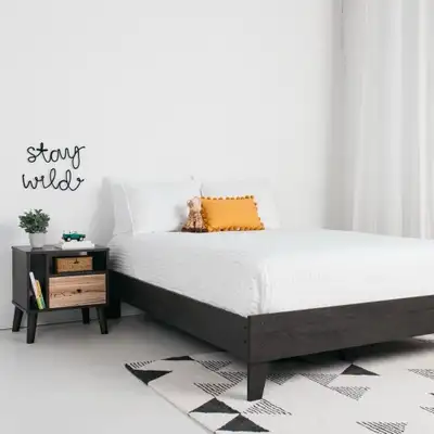 Ashley Platform Bed Frame, Full, Black, View more