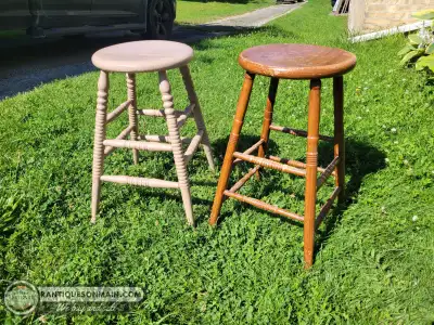 Antique Wooden Stools, View more