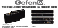 $100/Wireless HDMI Sender/Receiver/Remote/DRILL NO HOLES!