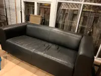 3 Seat genuine leather sofa