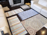 4 Area Rug & Runner Mats -See ad details for prices