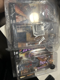 Neca toys are rare in very nice shape, Texas chainsaw, and evil 