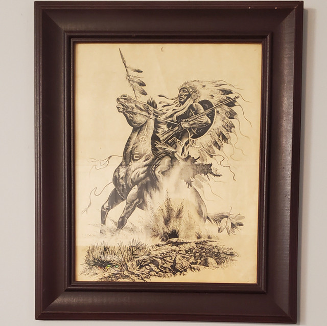 Bill O'Neill War Chief Print in Arts & Collectibles in St. Catharines