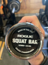 Rogue squat bar 