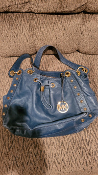 Michael Kors blue purse/ handbag