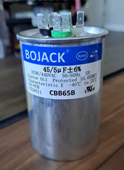 BOJACK Capacitor 45/5 ( CBB65B ) HVAC, View more