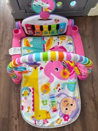 Fisher-Price piano Baby Play gym pink