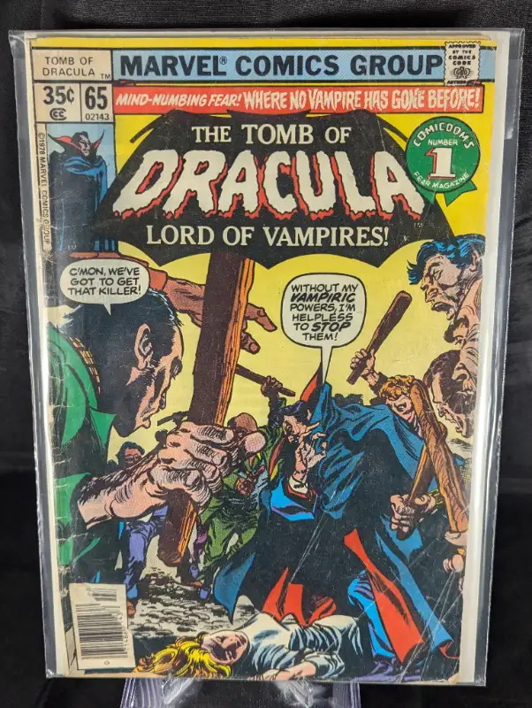The Tomb of Dracula Lord of Vampires! #65 Marvel Comic