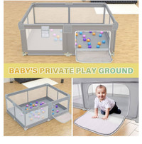 Mayqmay 1.2x1.2 metre baby play yard for toddlers