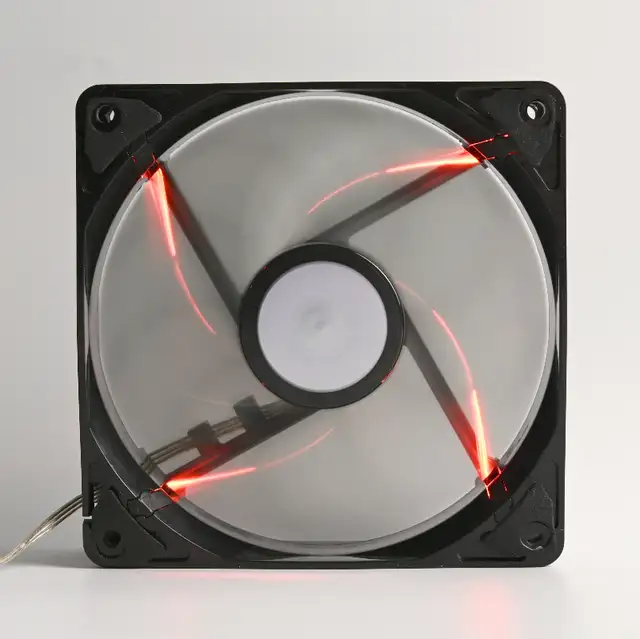 CoolerMaster 3-pin Red LED Silent Cooling PC Case Heat Fan 120mm in System Components in City of Toronto - Image 4