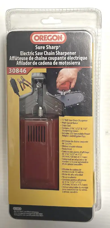 Oregon 30846 12-Volt Sure Sharp Electric Saw Chain Sharpener