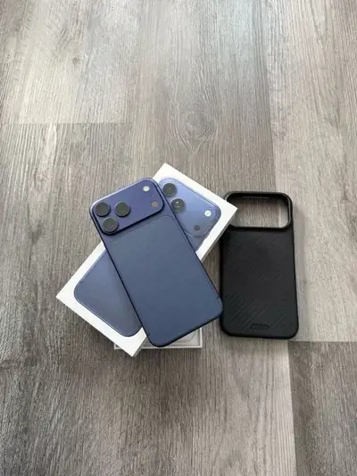 Blue iPhone 17 Pro Max 256GB - Warranty Sep 2026 - Apple Receipt, View more