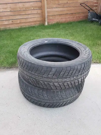 I have 2 Nordman solstice 235/55R20 winter tires for sale. Both tires are in alright condition still...