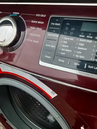 ✅ Red Samsung Washer Washing Machine 27" Stacker and can deliver, View more