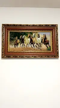 Seven Running Horses Wall Art