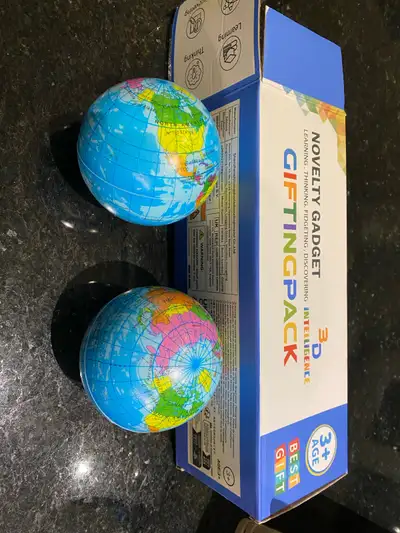 Two 4” Earth Foam Stress/Play Balls, View more