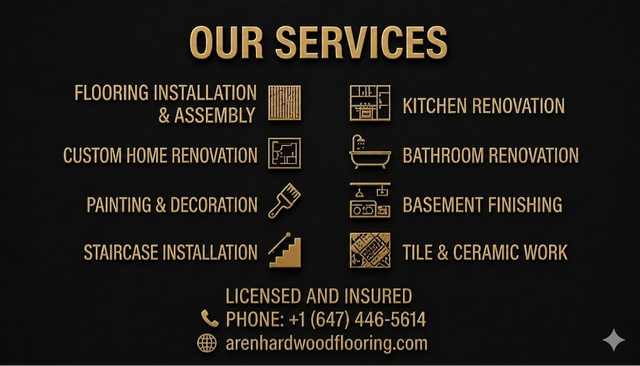 Professional Hardwood Flooring & Full Interior Renovations in Renovations, General Contracting & Handyman in City of Toronto - Image 4
