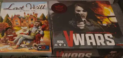 Great board games incl V Wars, View more