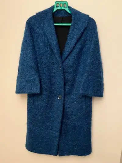 Blue Fuzzy Coat, View more
