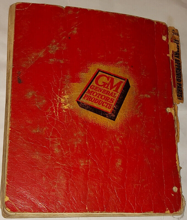 1920s-40s OEM Factory  Approved GM Cars Trucks Parts Manual in Other in Kingston - Image 2