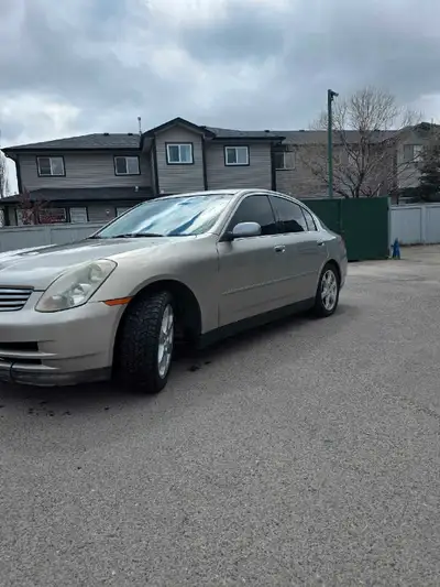 2003 Infiniti G35, fully loaded with only 188,700 km. This car has been extremely reliable, starts e...