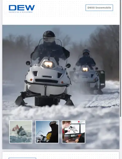 Built by DEW company for the Canadian winter operations. 20” track. Built like a brick sh$& house. S...