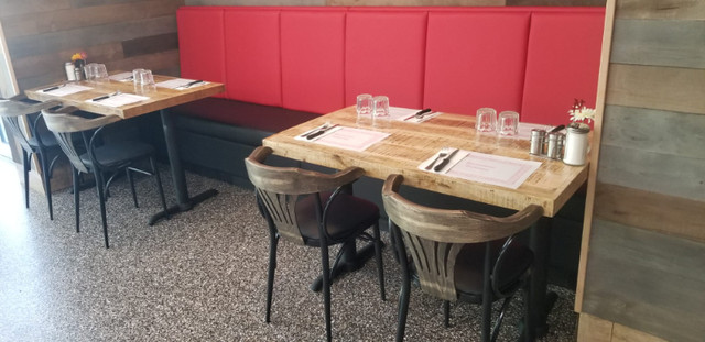 CHAISE TABLE ET  BANQUETTE POUR RESTO,HOTEL.CAFE,BAR ..... dans Mobilier de salle à manger et cuisine  à Ville de Montréal - Image 2