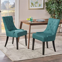 Brand New Set of 2, Noble House® Upholstered Dining Chairs 