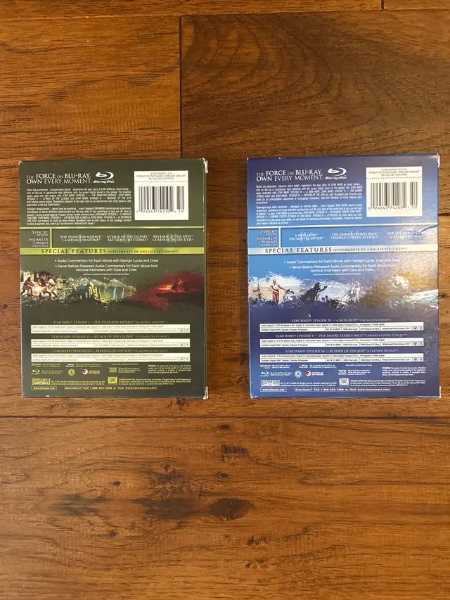  Triple feature –  Star Wars 3 Blu-ray movies  sets in CDs, DVDs & Blu-ray in Barrie - Image 3
