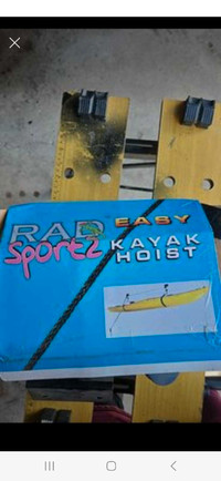 Rad Easy Kayak Hoist NIB