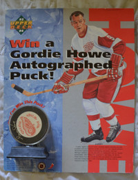 Gordie Howe  "One of a Kind" Win this Puck. Must be Seen.
