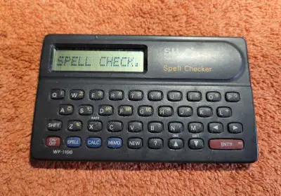 Vintage Seiko WP-1100 spell checker, View more