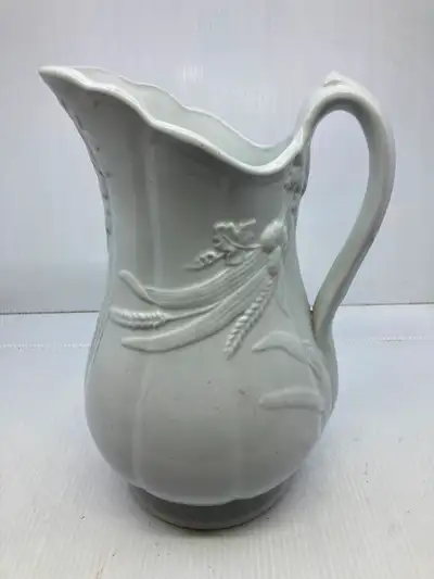 Pichet broc pot à eau gerbe  blé Robert Cochran Glasgow RÉSERVÉ, View more