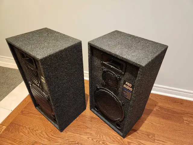 Pair of DJ Speakers - ProAudio Studio Monitors in Speakers in Markham / York Region - Image 4