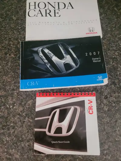 Good condition manuals..