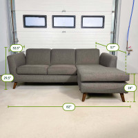 Structube TAYLOR Sectional Sofa Couch | Delivery Available