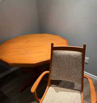 Nordic teak dining table (no chairs)