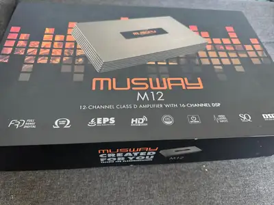 Musway M12 12-Channel Dsp Amplifier with 16-Channel Dsp, View more