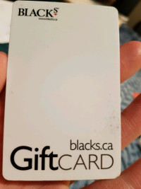 Blacks photography gift card 