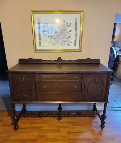 Antique Walnut  buffet, View more