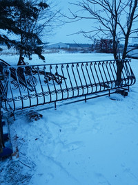 Wrought iron railing for sale