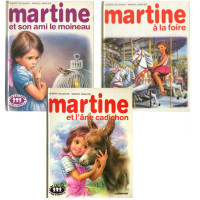Vintage - 3 Livres série MARTINE