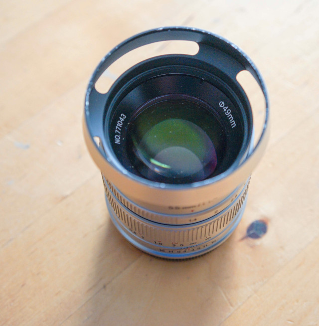 Lentille pour Fuji 55mm 1.4 focus manuel dans Appareils photo et caméras  à Sherbrooke - Image 2