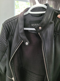Manteau cuir Guess/ Guess leather jacket