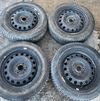 185/60r15 Michelin Winter tires + rims for HondaFit/ToyotaYaris