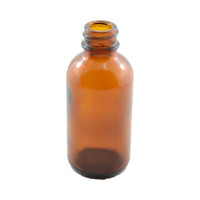 100mL Amber (brown) glass bottles with phenolic black caps