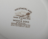 Set of 4 "WESTMORLAND" Wood & Sons English Countryside Plates