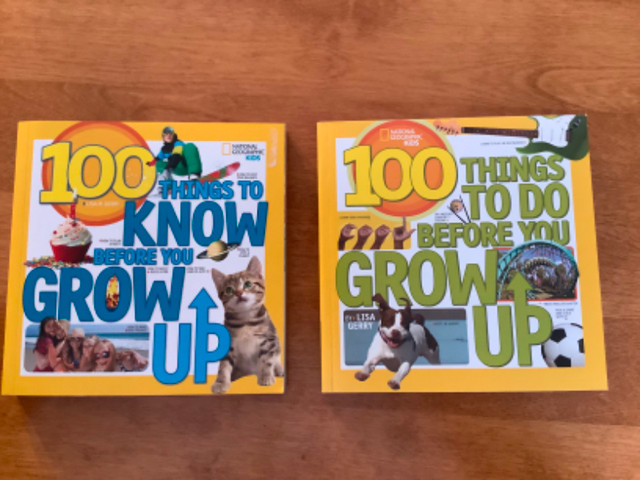 100 things - 2 National Geographic Kids Books dans Livres jeunesse et ados  à Ouest de l’Île