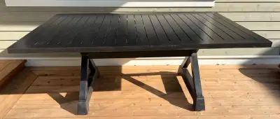 Outdoor dining table -  cast aluminum, View more